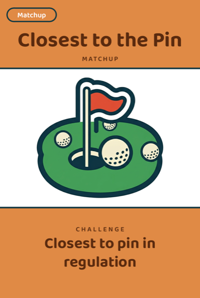 Closest to the Pin matchup card