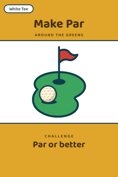 Make Par challenge card