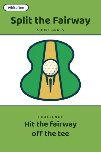 Split the Fairway challenge card