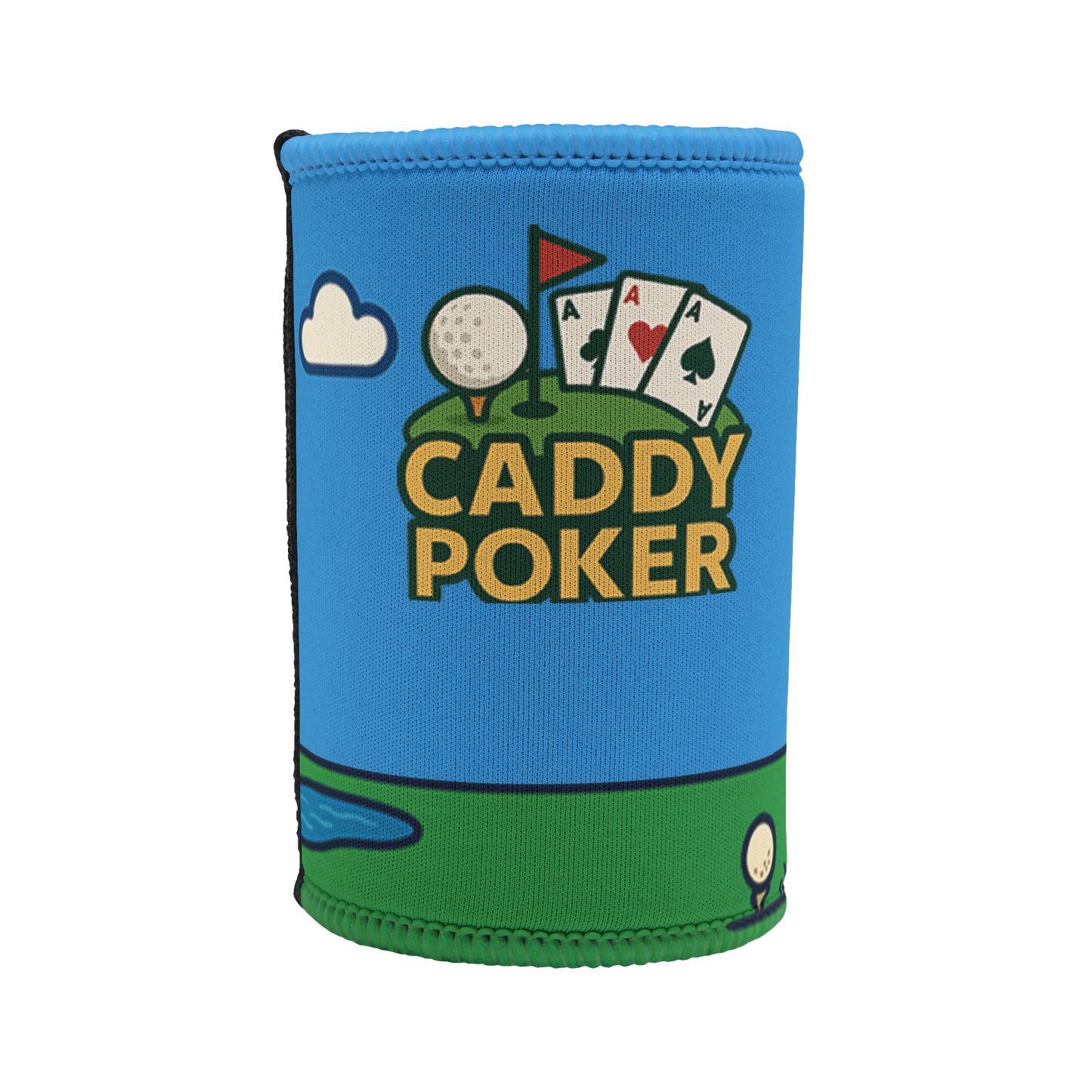 Caddy Poker "It's a beautiful day for golf" Stubby Cooler