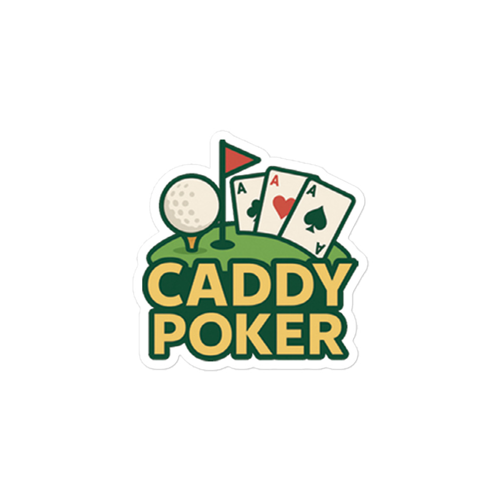 Caddy Poker Sticker