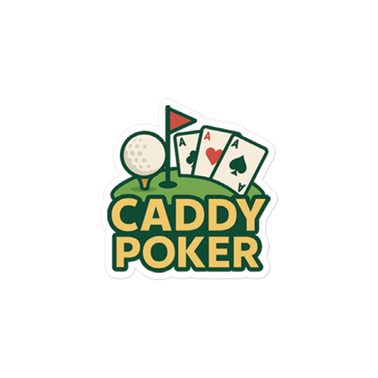 Caddy Poker Sticker